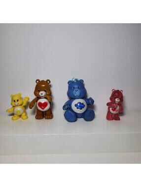 Care Bears Lot of 4 Bear Figures